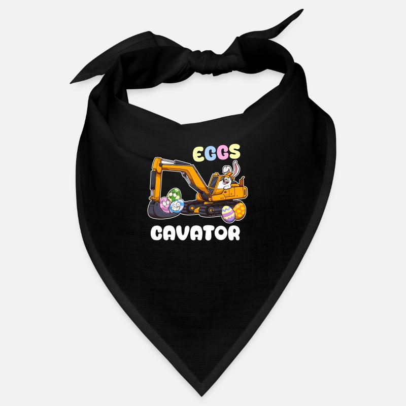 Jeu de mots de Pâques Eggscavator Bandana