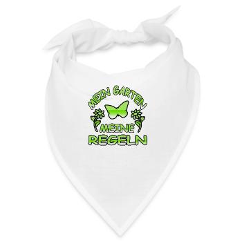 Garten - Bandana - Weiß - Vorne