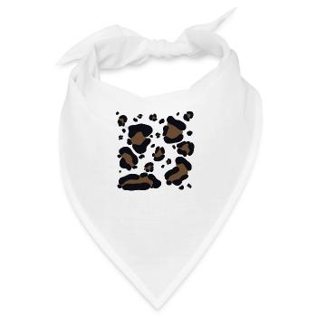 Leopard - Bandana - Weiß - Vorne