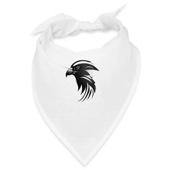 Adler Greifvogel Kopf - Bandana - Weiß - Vorne