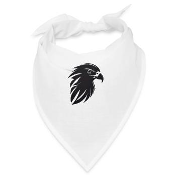Adler Greifvogel Kopf - Bandana - Weiß - Vorne