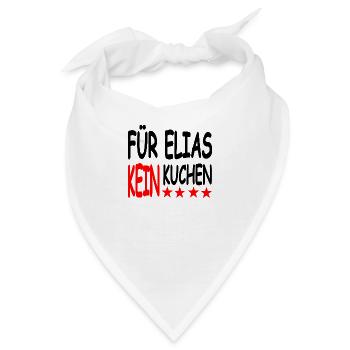 Kuchen - Bandana - Weiß - Vorne