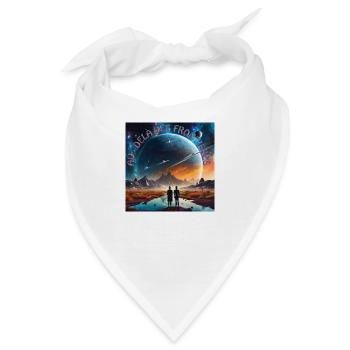 Jenseits der Grenzen - Bandana - Weiß - Vorne