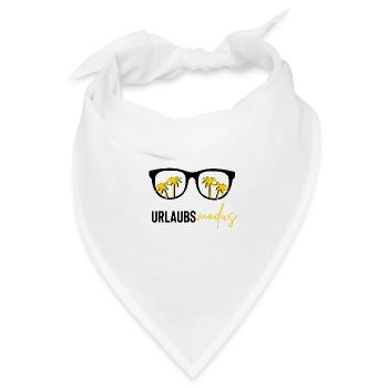 urlaubsmodus - Bandana - Weiß - Vorne