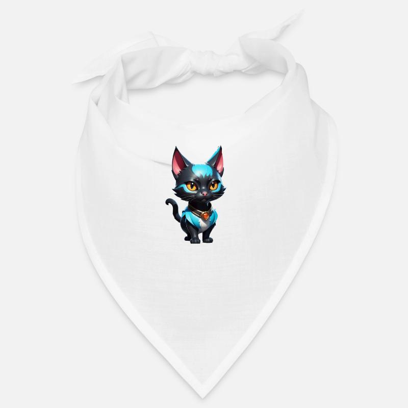Chat Bande Dessinée Mignon Bandana