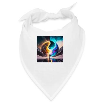 Glühwürmchen Person Ying Yang 33274 - Bandana - Weiß - Vorne