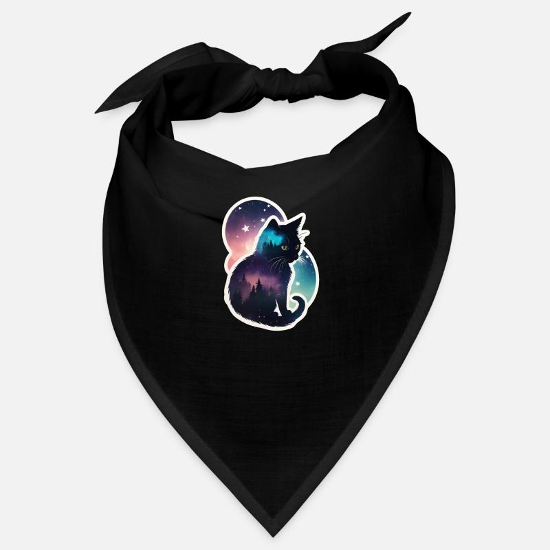 Chat dans les étoiles Bandana