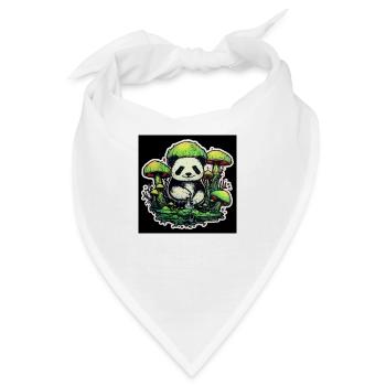 Skwtchytaylor pilzepanda - Bandana - Weiß - Vorne