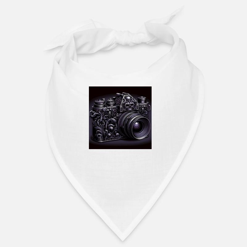 Skull Gothic Camera Bandana
