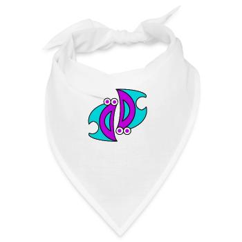 Doppel D.F. - Bandana - Weiß - Vorne