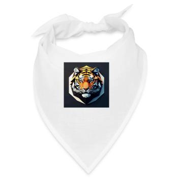 Tiger - Bandana - Weiß - Vorne