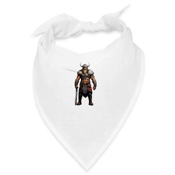 Wikinger Krieger Walhalla - Bandana - Weiß - Vorne