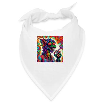 hippie Dragon - Bandana - Weiß - Vorne