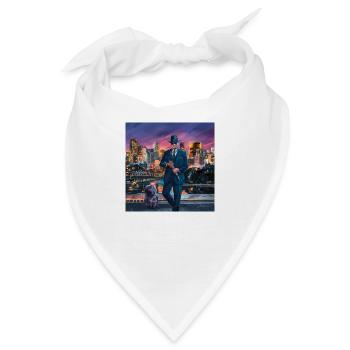 LA GANSTA - Bandana - Weiß - Vorne