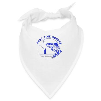 fisch, fisch, angeln, see, meer, angeln, fauna, exotisch - Bandana - Weiß - Vorne