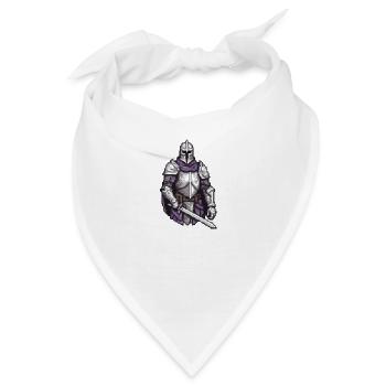Pixel-Paladin-Tapferkeit - Bandana - Weiß - Vorne