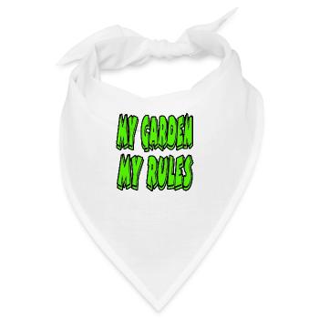 Garten - Bandana - Weiß - Vorne