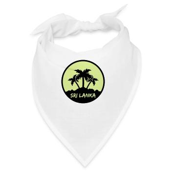 sri lanka - Bandana - Weiß - Vorne