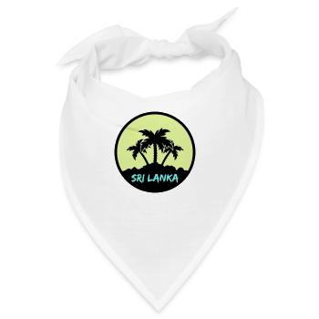 sri lanka - Bandana - Weiß - Vorne