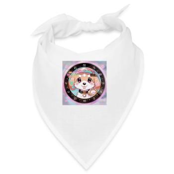 Auf dem Weg zum Abenteuer - Bandana - Weiß - Vorne