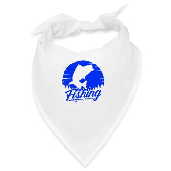 fisch, fisch, angeln, see, meer, angeln, fauna, exotisch - Bandana - Weiß - Vorne