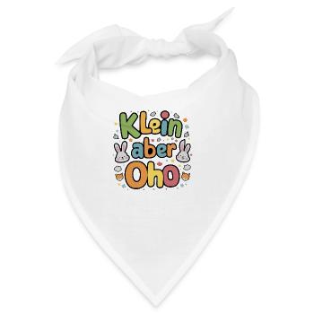 Klein aber Oho süßes Motiv - Bandana - Weiß - Vorne