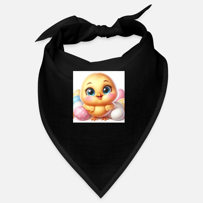 Sweet Chick The Chick with Colored Easter Eggs Bandana