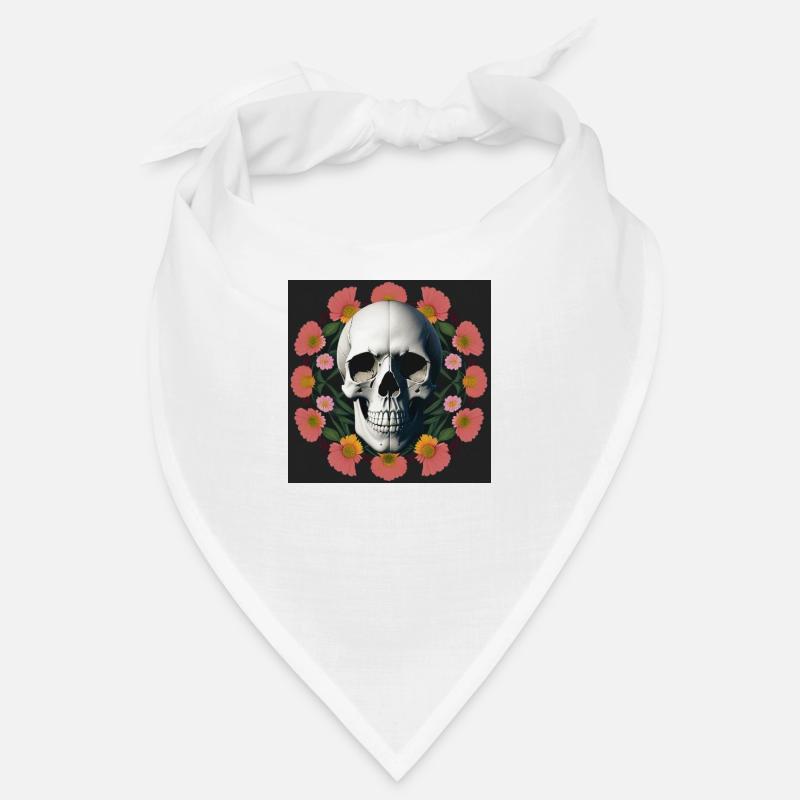 Flower-Skull Bandana