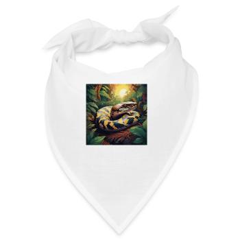 SCHLANGE - Bandana - Weiß - Vorne