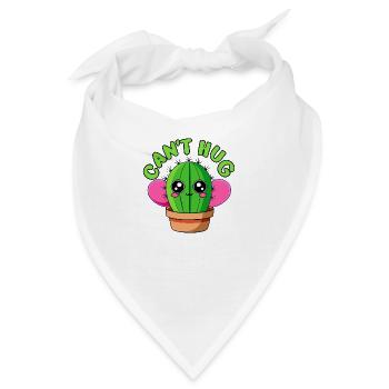 KAKTUS. ICH KANN MICH NICHT UMARMEN - Bandana - Weiß - Vorne