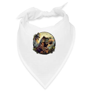 Dino Safari - Bandana - Weiß - Vorne