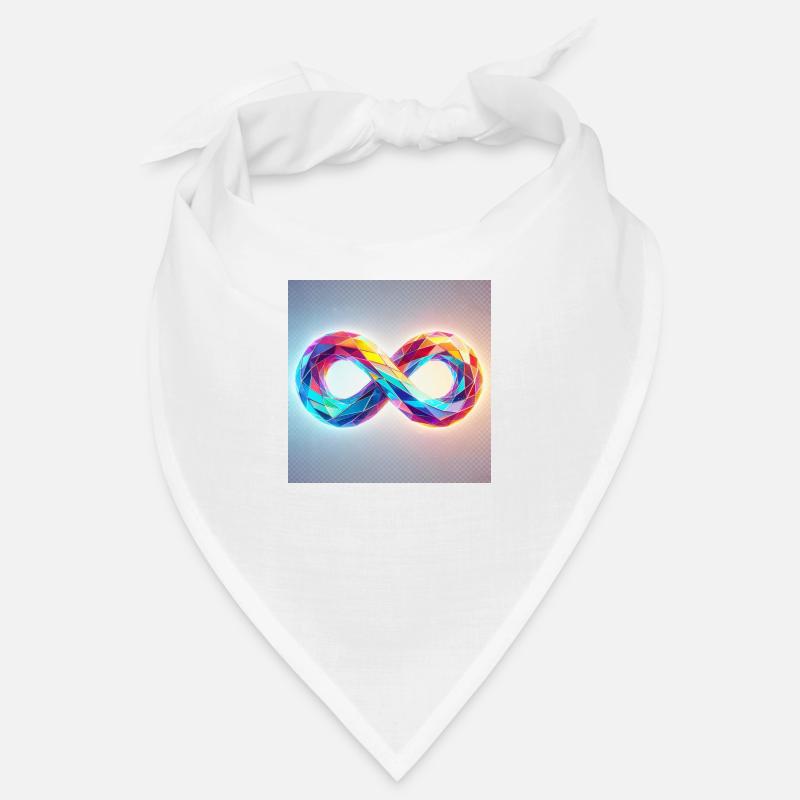 Infinity, prism rainbow Bandana