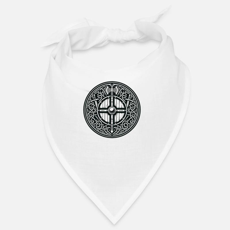 Ancient Viking Symbols Celtic Gaelic Version 3 Bandana