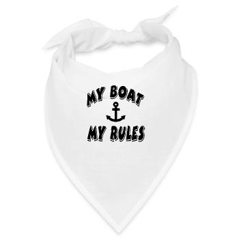 Boot - Bandana - Weiß - Vorne