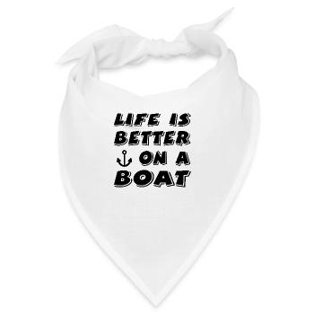 Boot - Bandana - Weiß - Vorne