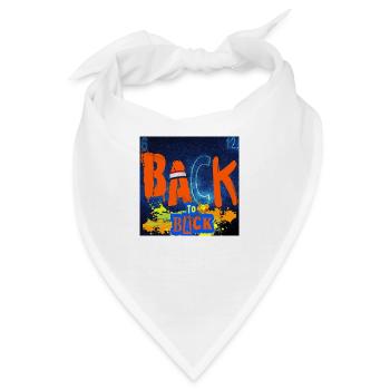 RÜCKEN an Rücken CHEMIE - Bandana - Weiß - Vorne