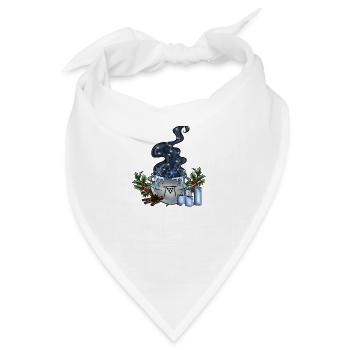 Yule Hexenkessel - Bandana - Weiß - Vorne