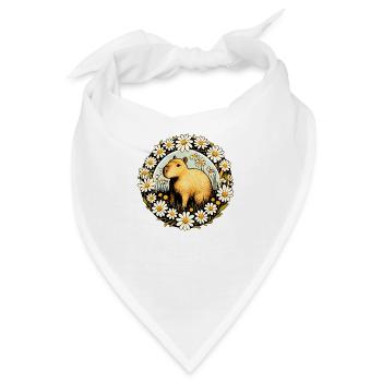 Capybara - Bandana - Weiß - Vorne