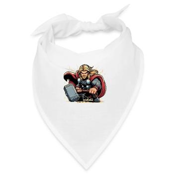 Super Hero - Bandana - Weiß - Vorne