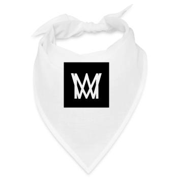 Mein Logo - Bandana - Weiß - Vorne