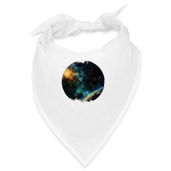Astronomie ist eine Wissenschaft - Bandana - Weiß - Vorne