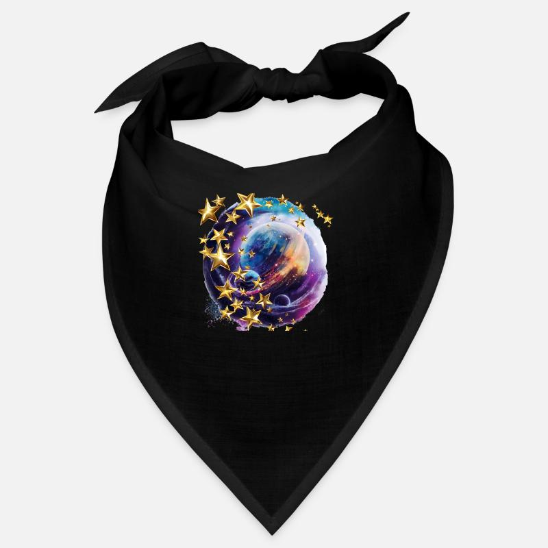 Funkelnde Sterne in der Dunkelheit Bandana