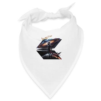 Interdimensionaler Außerirdischer - Bandana - Weiß - Vorne