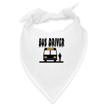 Bus - Bandana - Weiß - Vorne