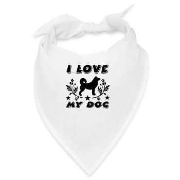 Husky - Bandana - Weiß - Vorne