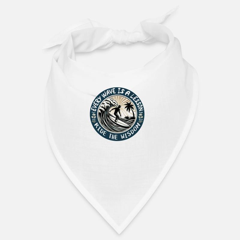 EVERY WAVE IS A LESSON Bandana