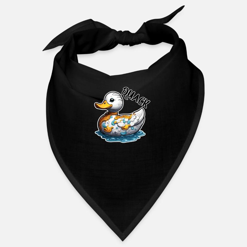 Canard en caoutchouc / Canard en caoutchouc / Eau / Baignoire Bandana