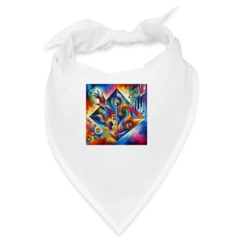 Schlüssel - Bandana - Weiß - Vorne