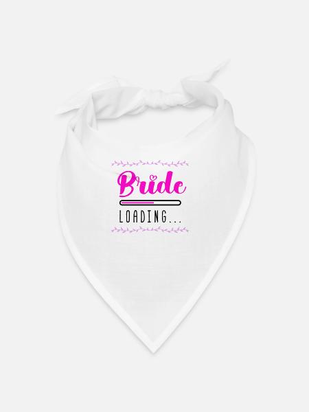 Chargement de la mariée - Bandana - blanc - Devant