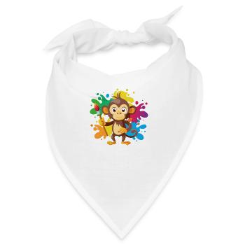 Jungle Junior: Verspieltes Affenabenteuer - Bandana - Weiß - Vorne